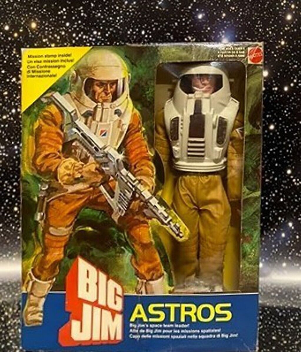 Selten Big Jim Kommando Pilot Ref. 2242 Loose + Zubehör Mattel 1984 No