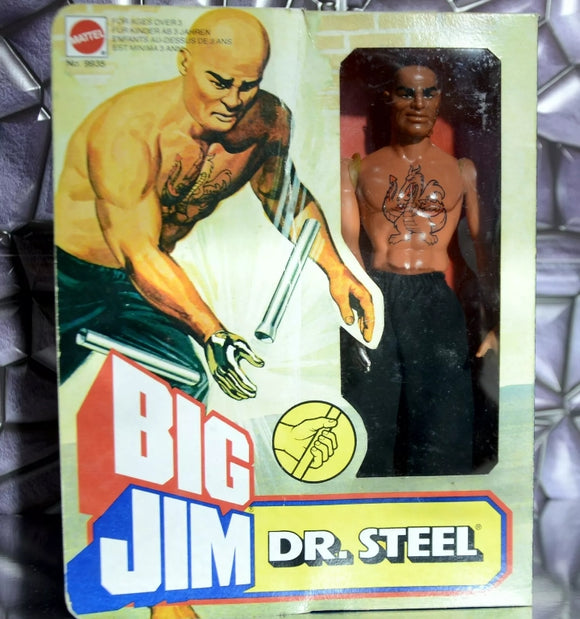 BIG JIM ☆ DOTTOR STEEL G. H. ☆'77 # 9935- PRODUZIONE EUROPEA- ►NEW◄ REPROBOX v.5