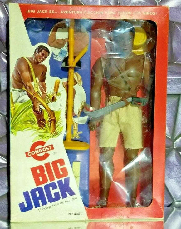 BIG JIM CONGOST ☆ BIG JACK EL COMPANERO DE BIG JIM ☆ No.4347 1976 customBOX ►NEW◄