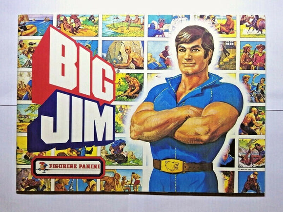 MATTEL Big Jim 💪 prod. ITALIANA - Album Figurine STAMPATO COMPLETO leggere NOTE