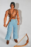 BIG JIM MATTEL 1977 ART. 9936 ☆ CHIEF TANKUA GRIP HAND EUROPE ☆ REPROBOX ► NEW ◄