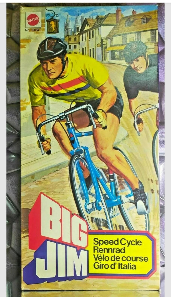 MATTEL BIG JIM ☆ SPEED CYCLE - GIRO D'ITALIA BICICLETTA ☆ ART. 9484 NEW REPROBOX