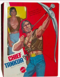 BIG JIM ☆ CHIEF TANKUA ☆ '75 # 7386 - MADE IN HONG KONG - ► NEW ◄ REPROBOX v.5