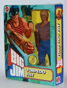 BIG JIM MATTEL 1975 ART. 9940 ☆ TORPEDO FIST GRIP HAND EUROPA ☆ REPROBOX ► NEW ◄