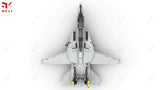 MOC ☆ AEREO JET F14 TOMCAT MINIFIGURE INCL.2211pz☆ 100%compatib. TECHNIC STATICO