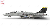 MOC ☆ AEREO JET F14 TOMCAT MINIFIGURE INCL.2211pz☆ 100%compatib. TECHNIC STATICO