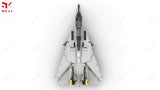 MOC ☆ AEREO JET F14 TOMCAT MINIFIGURE INCL.2211pz☆ 100%compatib. TECHNIC STATICO