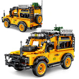 100% compatibile TECHNIC CARS ☆ MOC JEEP SAFARI LAND ROVER 1486pcs PULLBACK☆ STATICO!