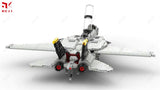 MOC ☆ AEREO JET F14 TOMCAT MINIFIGURE INCL.2211pz☆ 100%compatib. TECHNIC STATICO