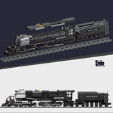 100% compatibile con TECHNIC TRENO ► MOC CITY STEAM LOCOMOTIVA BIGBOY ◄