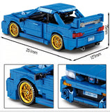 100% compatibile TECHNIC CARS ☆ MOC SPORT CAR SUBARU 1033pcs PULLBACK☆ STATICO!