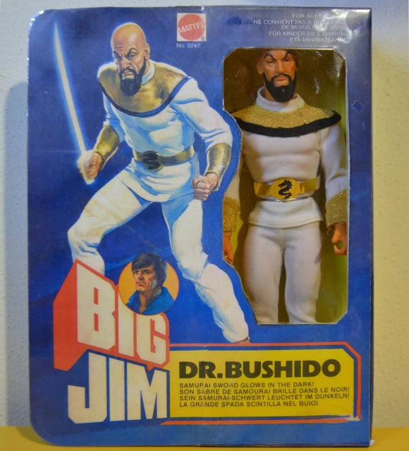 BIG JIM ☆ DOTTOR BUSHIDO ☆ '79 #3247 - Produzione Europea ►NEW◄ PERFETTO