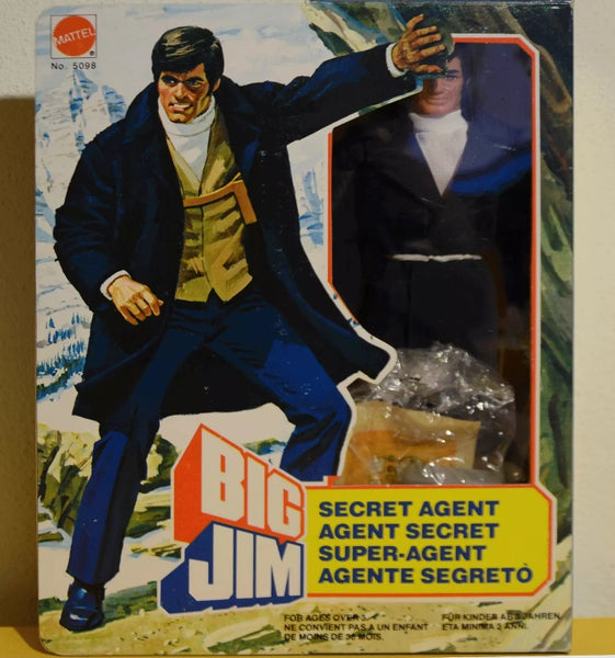 Big Jim Agent Secret 004 1982 MISB Mattel France #623 original sealed