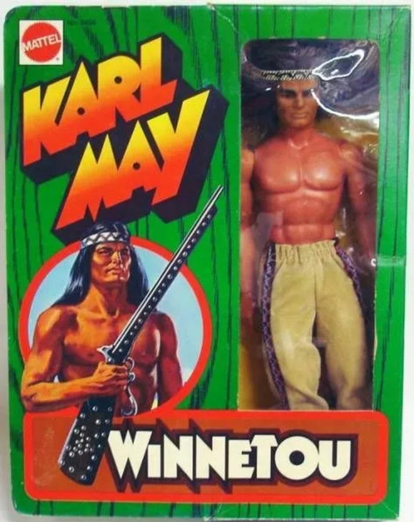 FAR WEST BIG JIM ☆ KARL MAY WINNETOU ☆ GRIP HAND '77 #9404 REPROBOX ►NEW◄ COMPLETO PERFEC