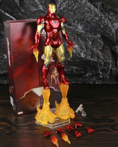 MARVEL IRON MAN MK6 MOVIE ACTION FIGURE LEGENDS 7" 17cm☆ ZD TOYS IN ORIGINAL BOX