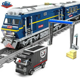 100% compatibile con TECHNIC TRENO A BATTERIA ► MOC FERROVIA TRENO DIESEL BLU ◄