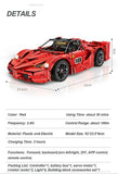 100% compatibile Technic 2101pcs☆MOC 1/8 FERRARI RACING ☆R/C TRAMITE APP BULKBOX