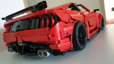 CQB 100% compatibile con Technic ☆ MOC AUTO 1/8 CORSA SHELBY GT500 3932pz ☆BLACK