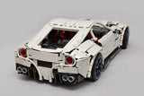 100% compatibile con TECHNIC MOC ☆ 1/8 FERRARI BERLINA F12 WHITE ☆ 3158pcs STATICO