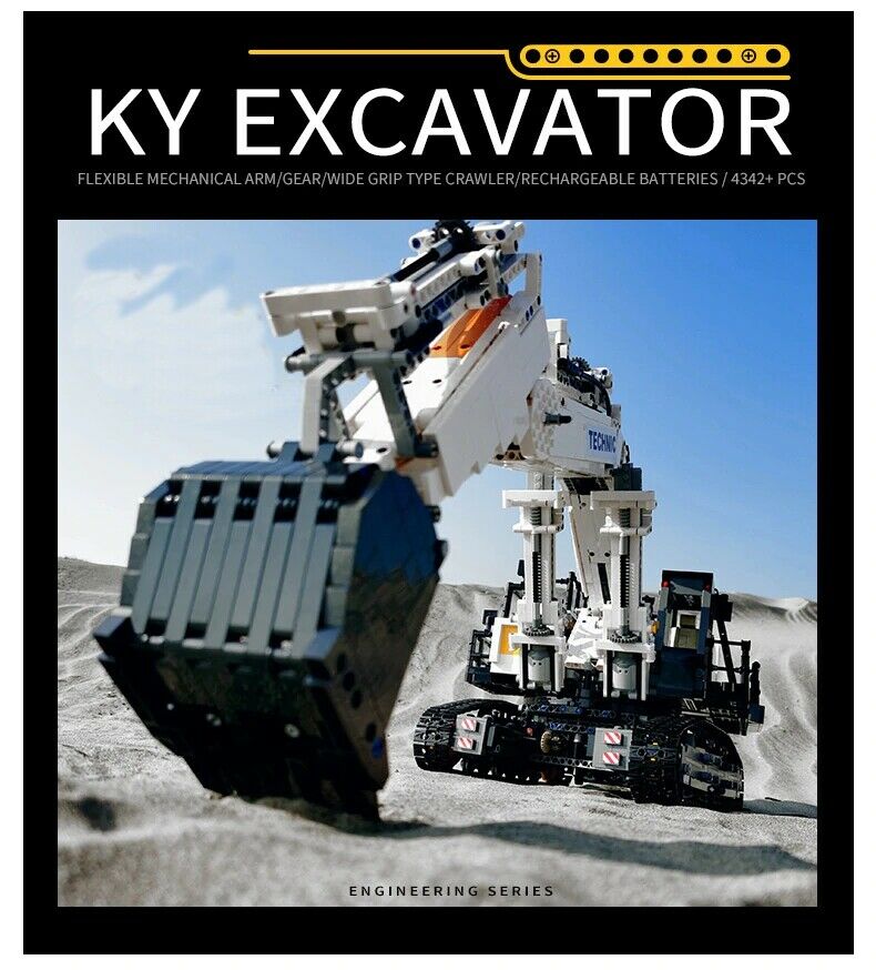 Escavatore Liebherr R 9800 Lego Technic Escavatore Telecomandato