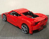 100% compatibile con Technic ☆ MOC FERRARI 458 SUPER SPORT CAR 960pz ☆ ► NEW ◄