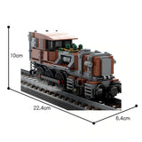 100% compatibile con TECHNIC Treno ☆MOC LOCOMOTIVA Steampunked Coccodrillo☆►NEW◄