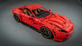 100% compatibile con TECHNIC MOC ☆1/8 FERRARI BERLINA F12 RED ☆ 3158 pcs STATICO