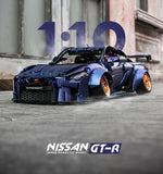 100% compatibile TECHNIC ☆MOC AUTO 1/10 NISSAN GTR SUPER RACING WIDEBODY STATIC☆