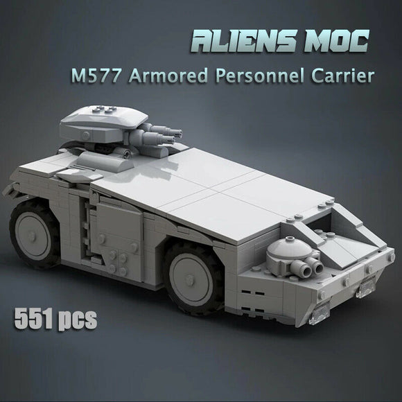 100% compatibile MOVIE TECHNIC SPACE WAR☆MOC M577 AROMED PERSONNEL CARRIER WAR ☆