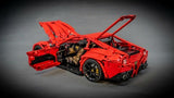 100% compatibile con TECHNIC MOC ☆1/8 FERRARI BERLINA F12 RED ☆ 3158 pcs STATICO