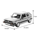 100% compatibile con Technic ☆MOC VOLKSWAGEN GOLF GTI MK1 1390PZ☆ CERTIFICATO 3A