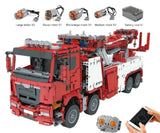 ☆ MOC CAMION POMPIERI SOCCORSO GRU 4620pz ☆100% compatibile TECHNIC MOTORIZZATO