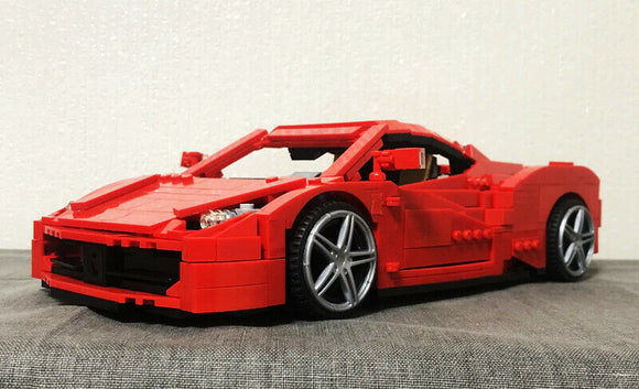 100% compatibile con Technic ☆ MOC FERRARI 458 SUPER SPORT CAR 960pz ☆ ► NEW ◄