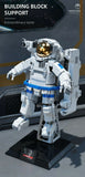 CQB 100% compatibile con SERIE SPAZIO ☆ MOC ASTRONAUTA SNODATO 1/6 ☆1515pcs ►NEW