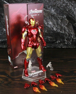 MARVEL IRON MAN MK6 MOVIE ACTION FIGURE LEGENDS 7" 17cm☆ ZD TOYS IN ORIGINAL BOX