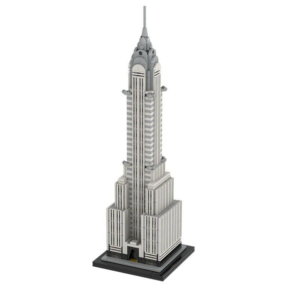 CQB 100% compatibile con ARCHITECTURE ☆MOC GRATTACIELO EMPIRE STATES☆1074pz►NEW◄