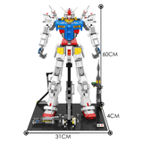 100% compatibile con TECHNIC 3500 Pz ☆ MOC ROBOT GUNDAM CON BASE 1/60 RX78-2 ☆