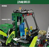 ☆ MOC TRATTORE C/RIMORCHIO PORTA TRONCHI 2635pcs ☆ 100% compatibile con TECHNIC