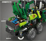 ☆ MOC TRATTORE C/RIMORCHIO PORTA TRONCHI 2635pcs ☆ 100% compatibile con TECHNIC