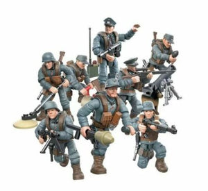 100% compatibile con SECOND WORLD WAR☆SOLDATI 2° GUERRA MONDIALE GERMANIA ☆ MOC